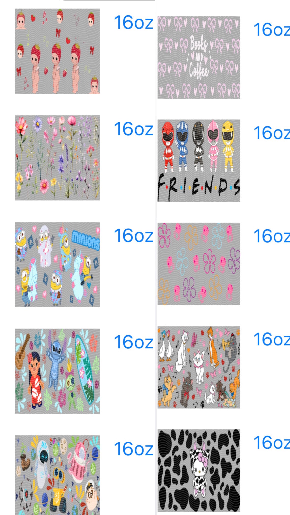 16oz,mini Stanley,40oz wraps