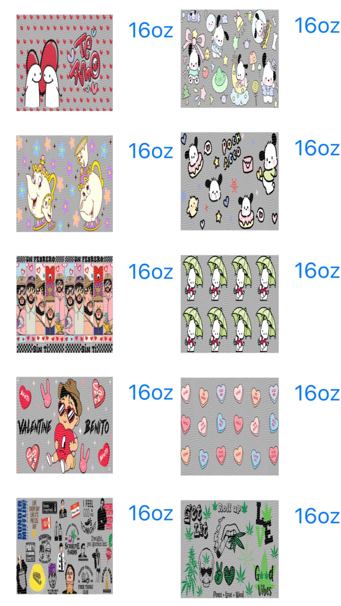 16oz,mini Stanley,40oz wraps